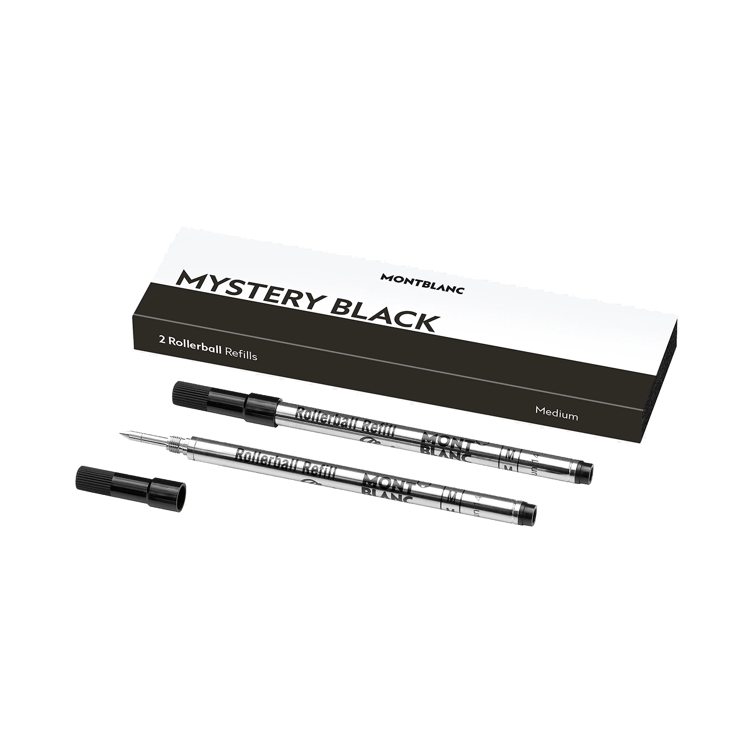 Montblanc Rollerball Refill Mystery Black 2 pieces