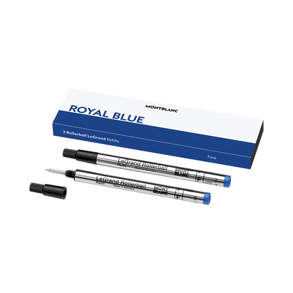 Montblanc Rollerball vulling Royal Blue 2 stuks