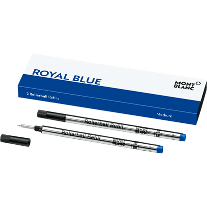 Montblanc Rollerball vulling Royal Blue 2 stuks