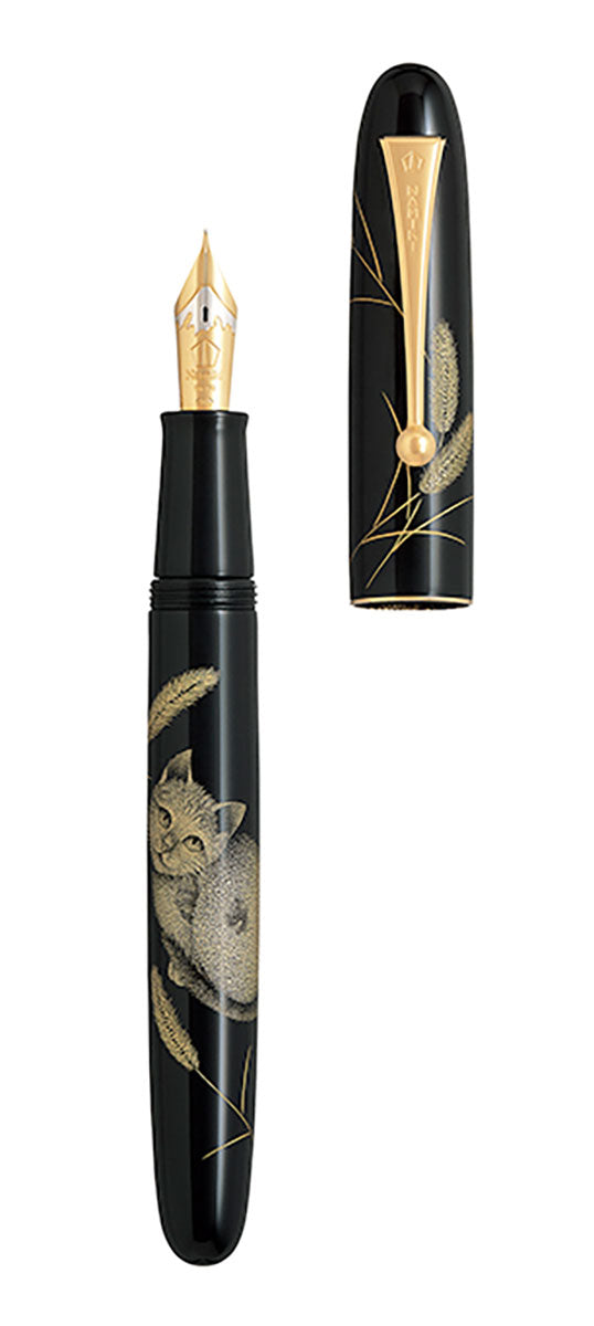 Namiki Yukari Royale Chinkin Cat fountain pen