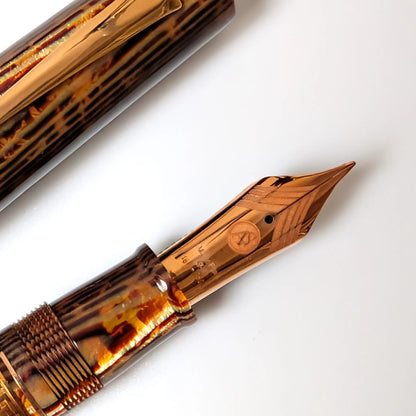 ASC Armando Simoni Club Bologna Extra in Arco brown celluloid PL - Fontoplumo