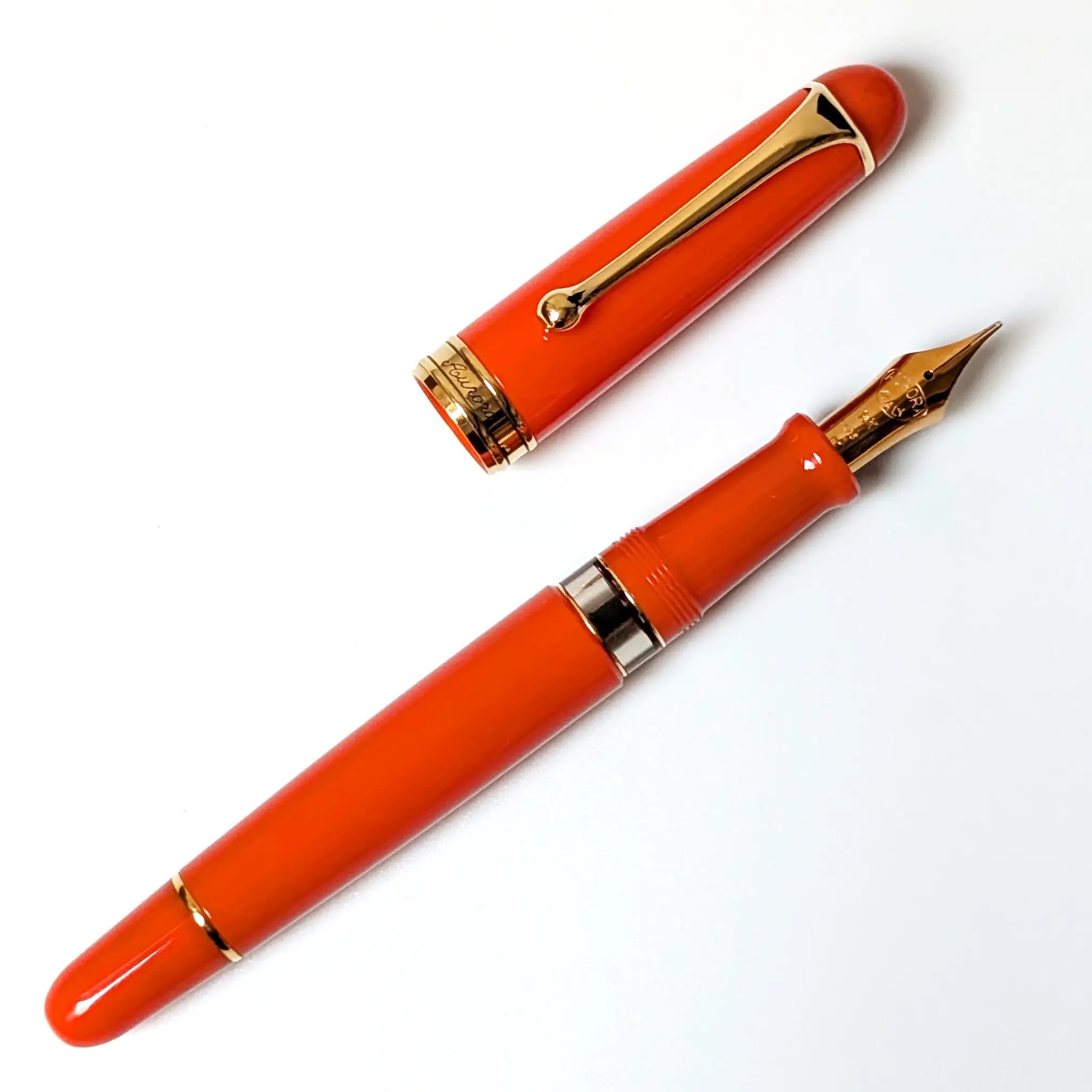 Aurora 88 Anniversario Orange with flex nib - Fontoplumo
