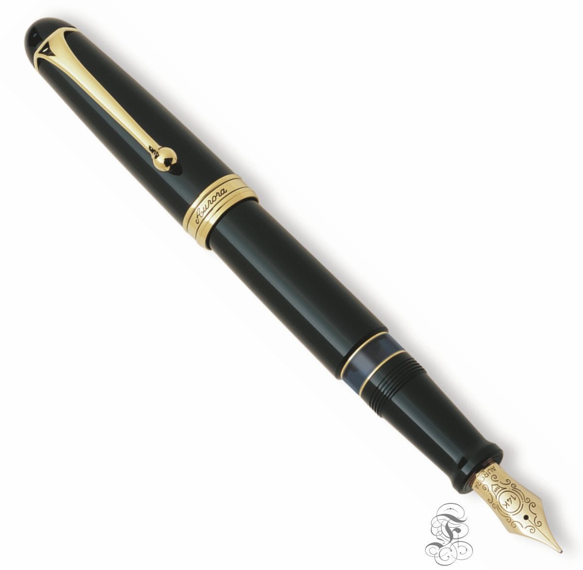 Aurora 88 Ottantotto, gold trim fountain pen - Fontoplumo