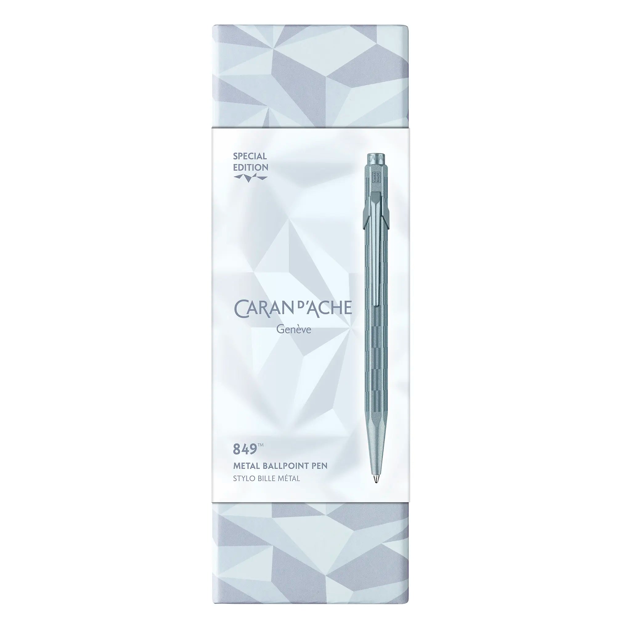 Caran d'Ache 849 Alpine Frost blue or white ballpoint pen special edition - Fontoplumo