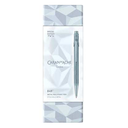 Caran d'Ache 849 Alpine Frost blue or white ballpoint pen special edition - Fontoplumo
