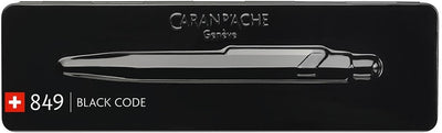 Caran d'Ache 849 Black Code ballpoint pen - Fontoplumo