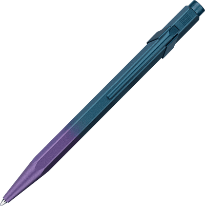 Caran d'Ache 849 Claim Your Style 5 Purple Ocean ballpoint pen, special edition - Fontoplumo