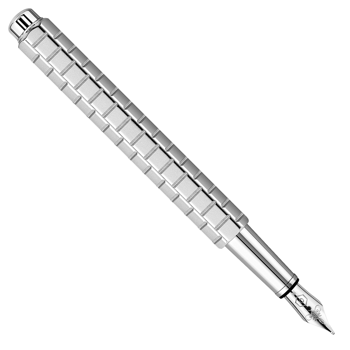 Caran d'Ache Ecridor Avenue silver fountain pen - Fontoplumo