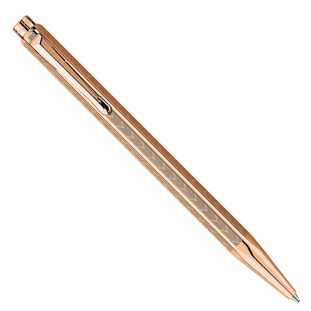 Caran d'Ache Ecridor Chevron rose gold ballpoint - Fontoplumo