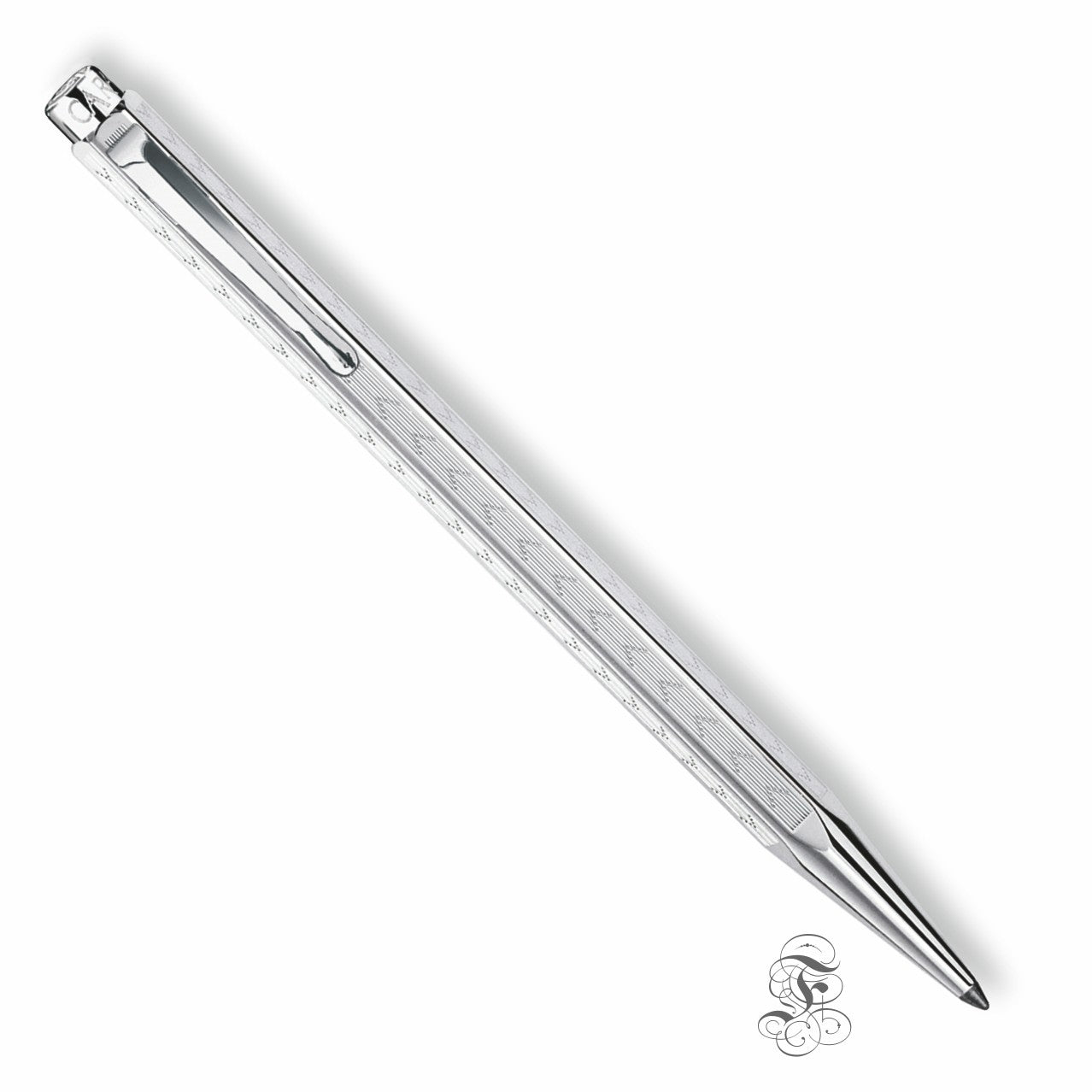 Caran d'Ache Ecridor Chevron silver ballpoint - Fontoplumo