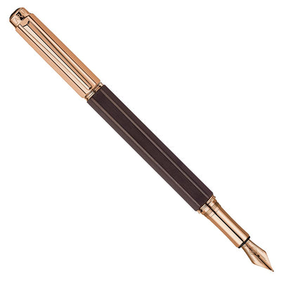 Caran d'Ache Varius Ebony wood and rose gold fountain pen - Fontoplumo