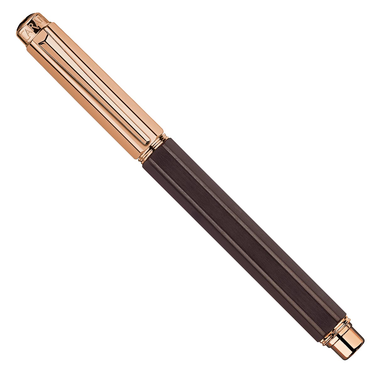 Caran d'Ache Varius Ebony wood and rose gold fountain pen - Fontoplumo