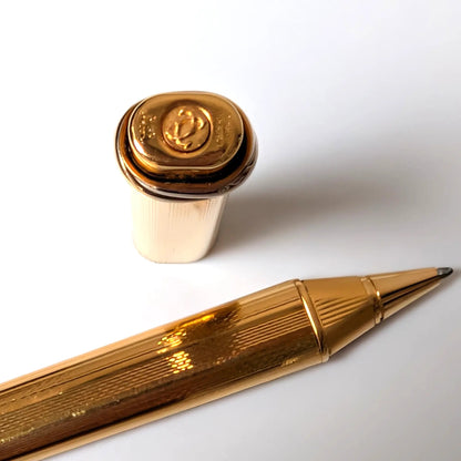Cartier Vendome ballpoint pen gold plated - Fontoplumo