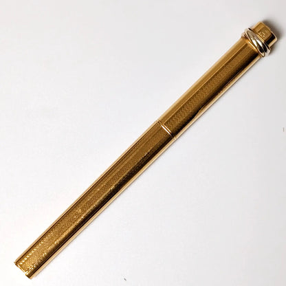 Cartier Vendome ballpoint pen gold plated - Fontoplumo