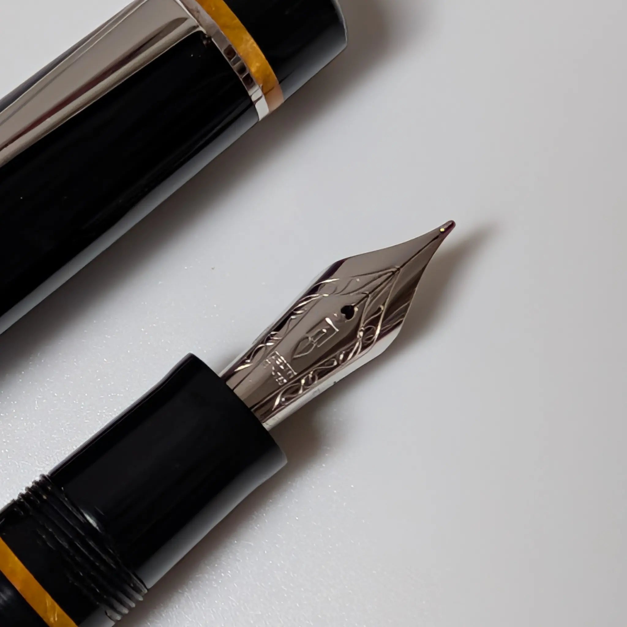 Delta Dolce Vita Soiree mid size palladium fountain pen - Fontoplumo