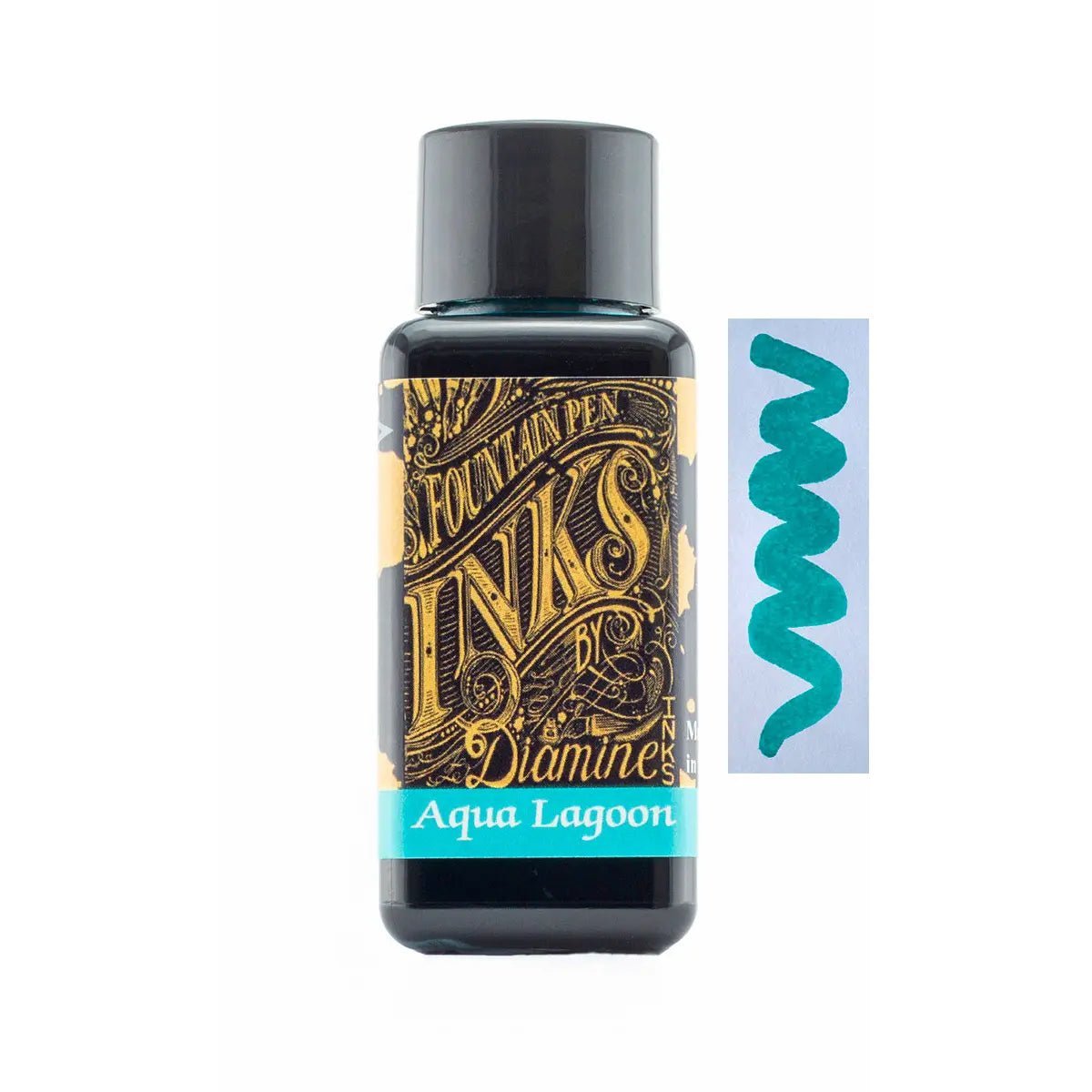 Diamine Aqua Lagoon ink 30ml - Fontoplumo
