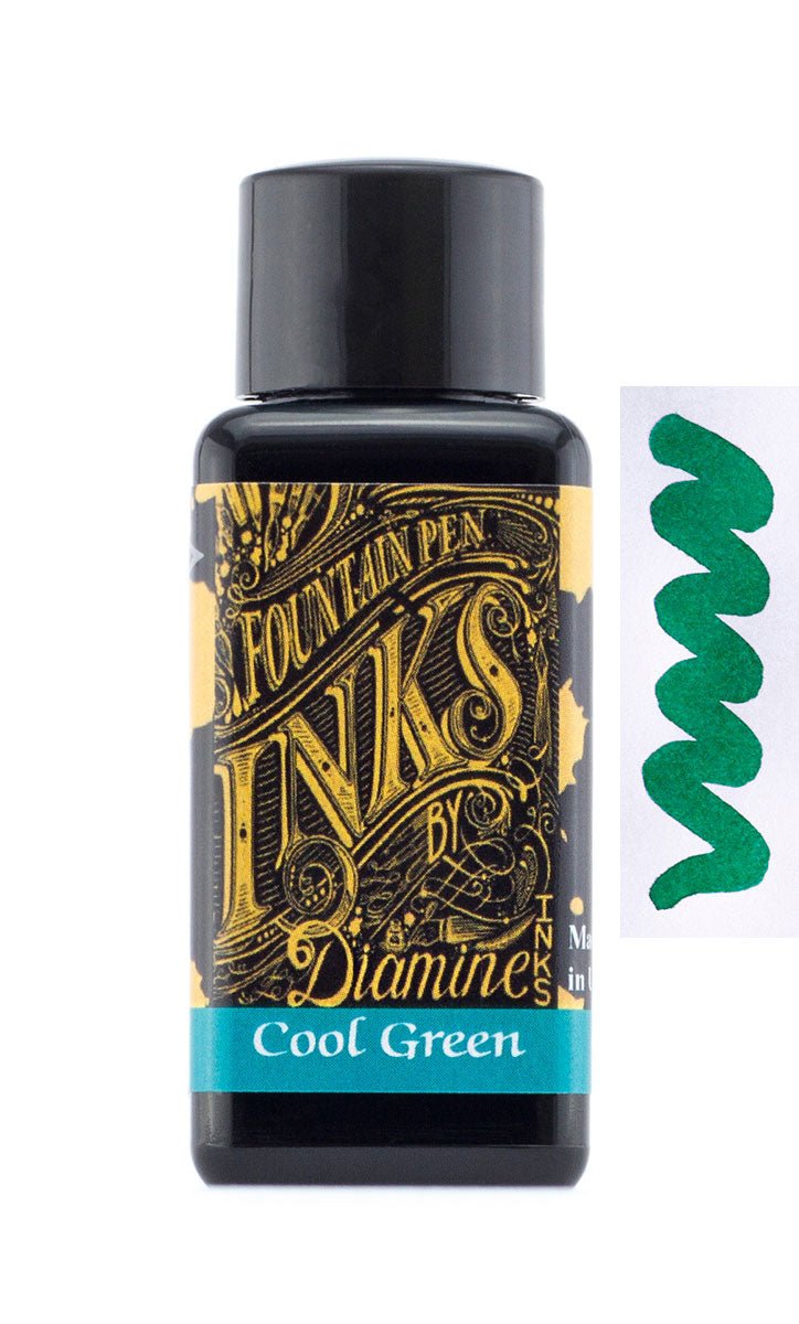 Diamine Cool Green ink 30ml - Fontoplumo