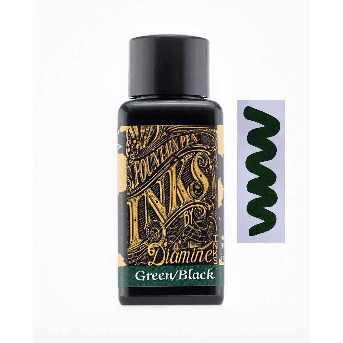 Diamine Green Black ink 30ml - Fontoplumo