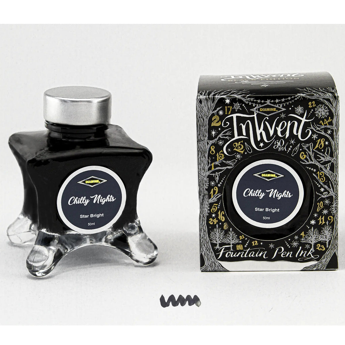 Diamine Inkvent Black Edition 2024 50ml - Fontoplumo