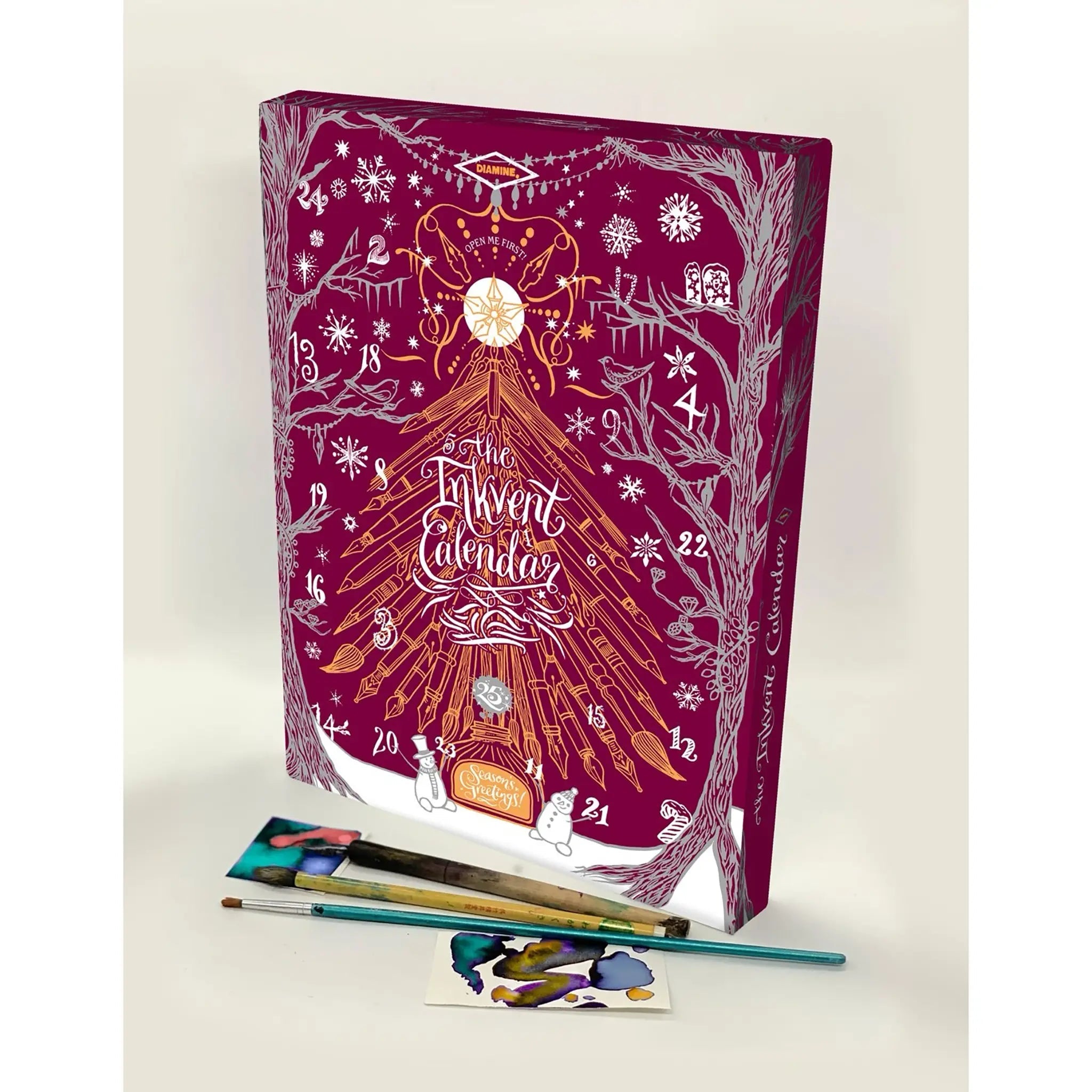 Diamine Inkvent calendar 2026 Burgundy Edition - Fontoplumo