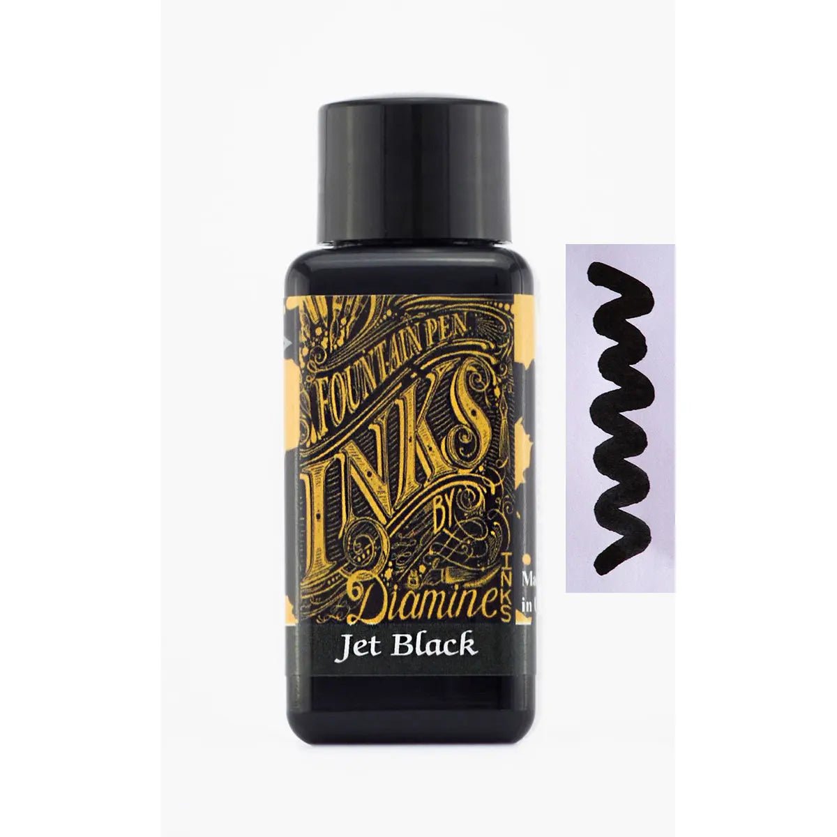 Diamine Jet Black ink 30ml - Fontoplumo