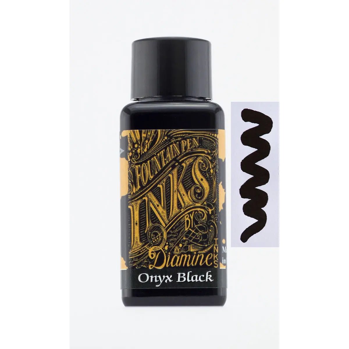 Diamine Onyx Black ink 30ml - Fontoplumo