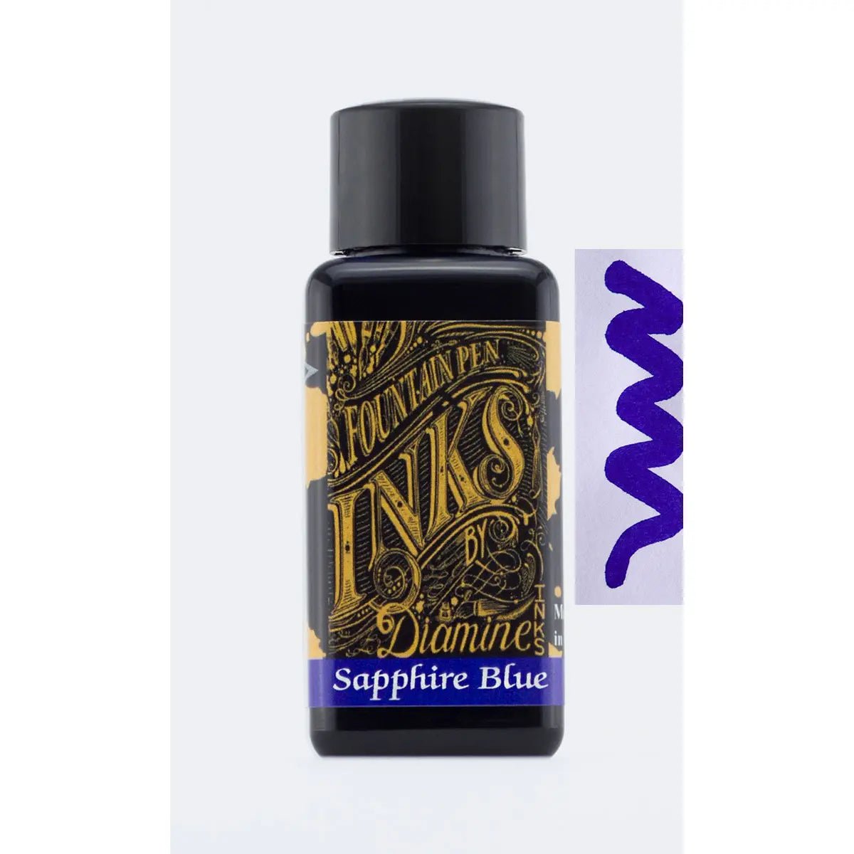 Diamine Sapphire Blue ink 30ml - Fontoplumo