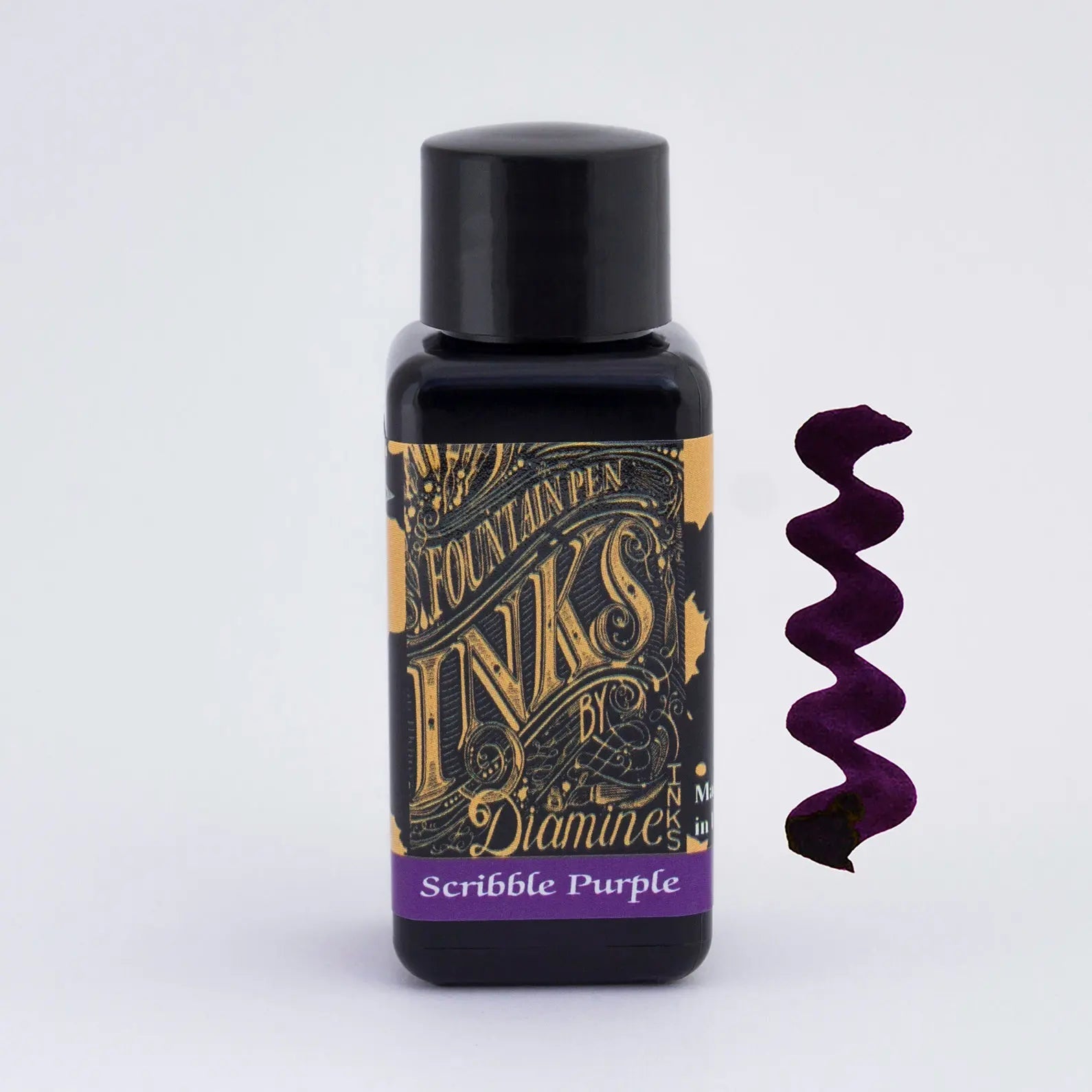 Diamine Scribble Purple ink 30ml - Fontoplumo