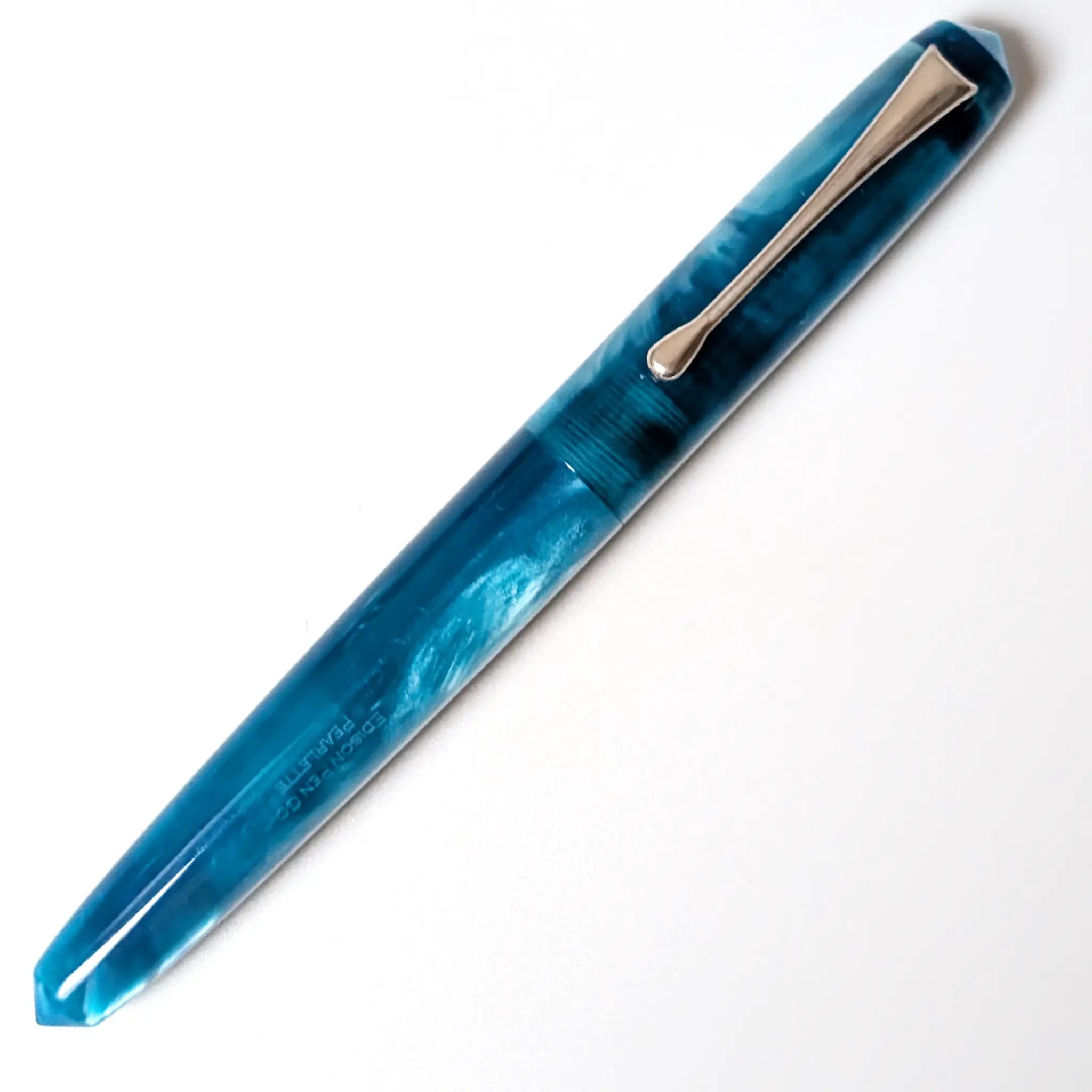 Edison Pearlette turquoise fountain pen - Fontoplumo