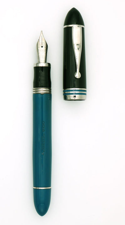 Gioia Capodimonte ebonite turquoise Fontoplumo Exclusive - Fontoplumo