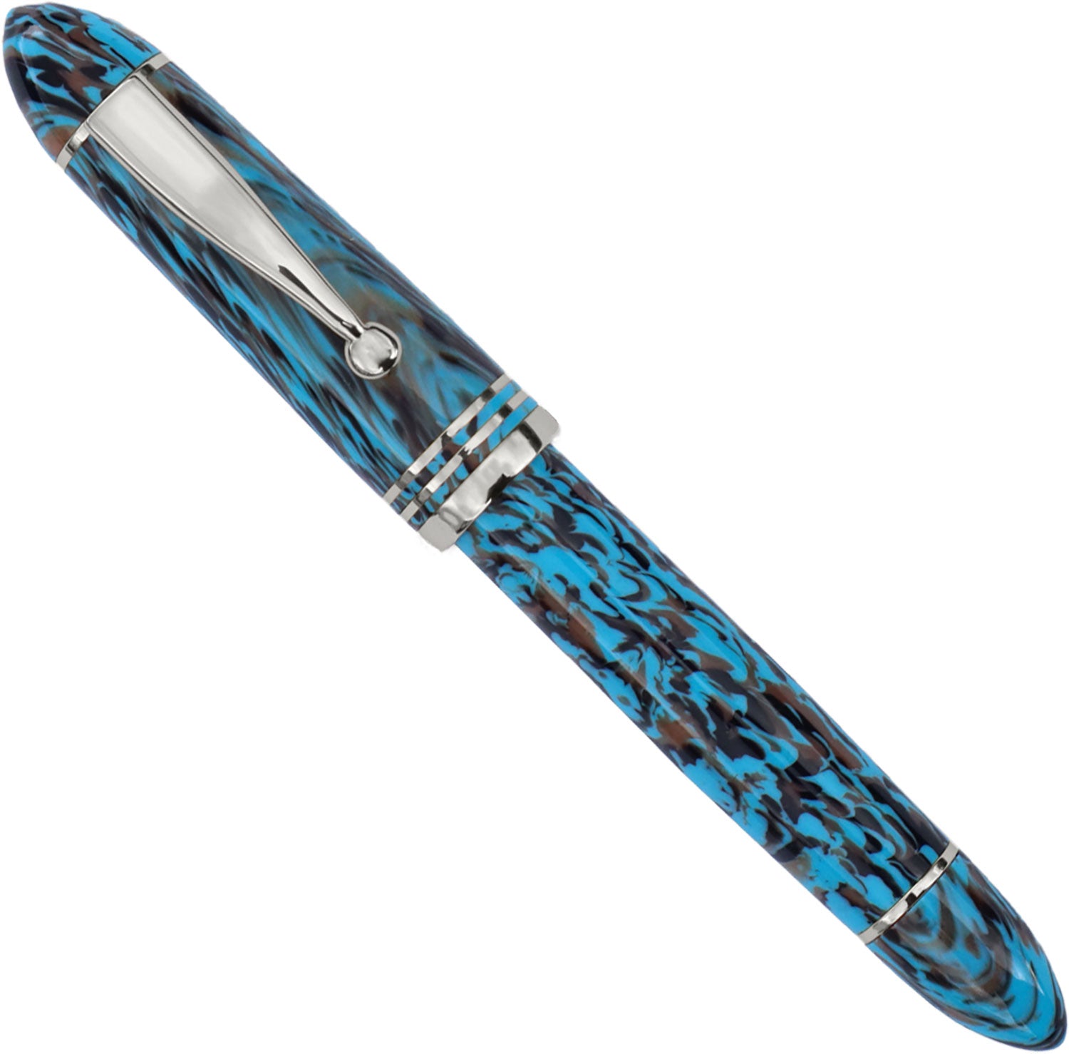Gioia Capodimonte Kawari rhodium fountain pen