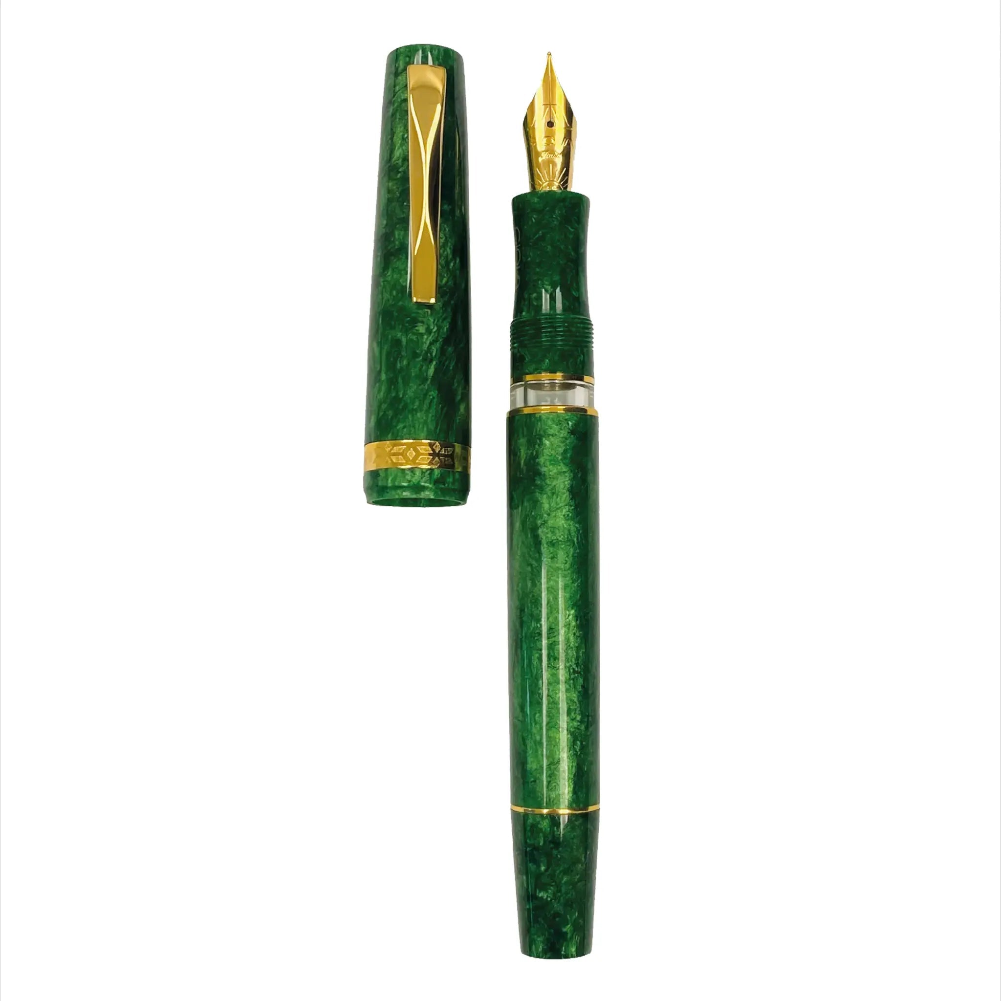 Gioia Métis 2.0 Emerald Green fountain pen - Fontoplumo