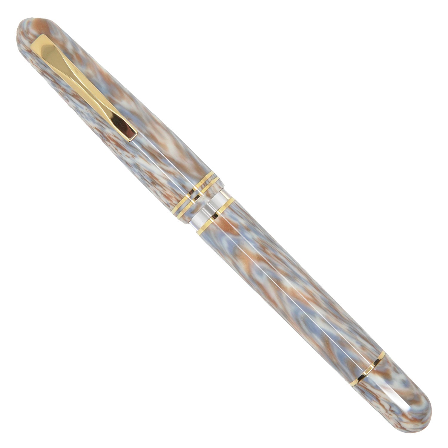 Gioia Métis Cappuccino gold fountain pen