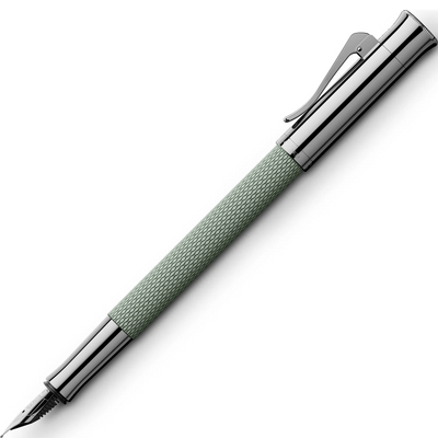Graf von Faber - Castell Guilloche sage green fountain pen - Fontoplumo