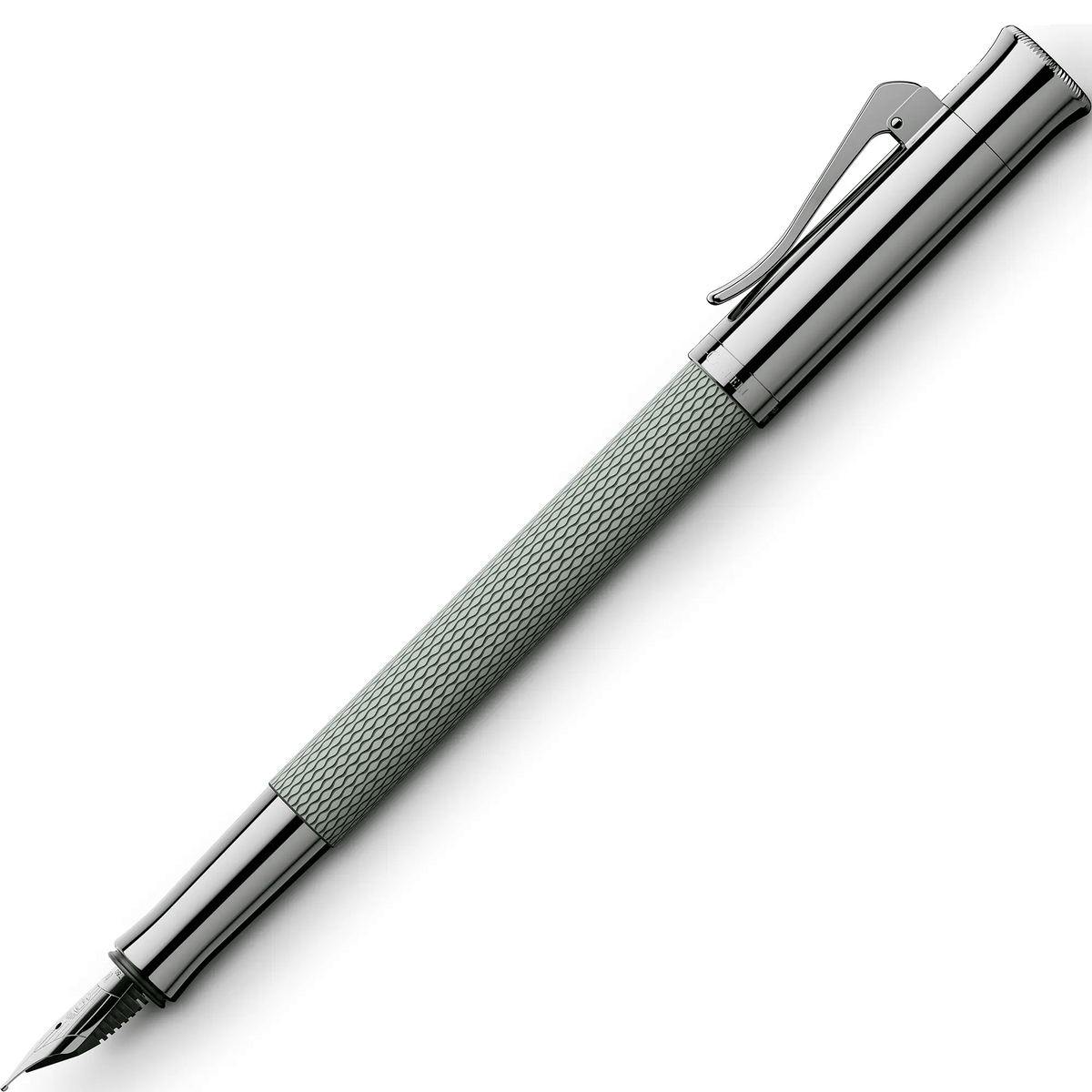 Graf von Faber-Castell Guilloche sage green fountain pen - Fontoplumo