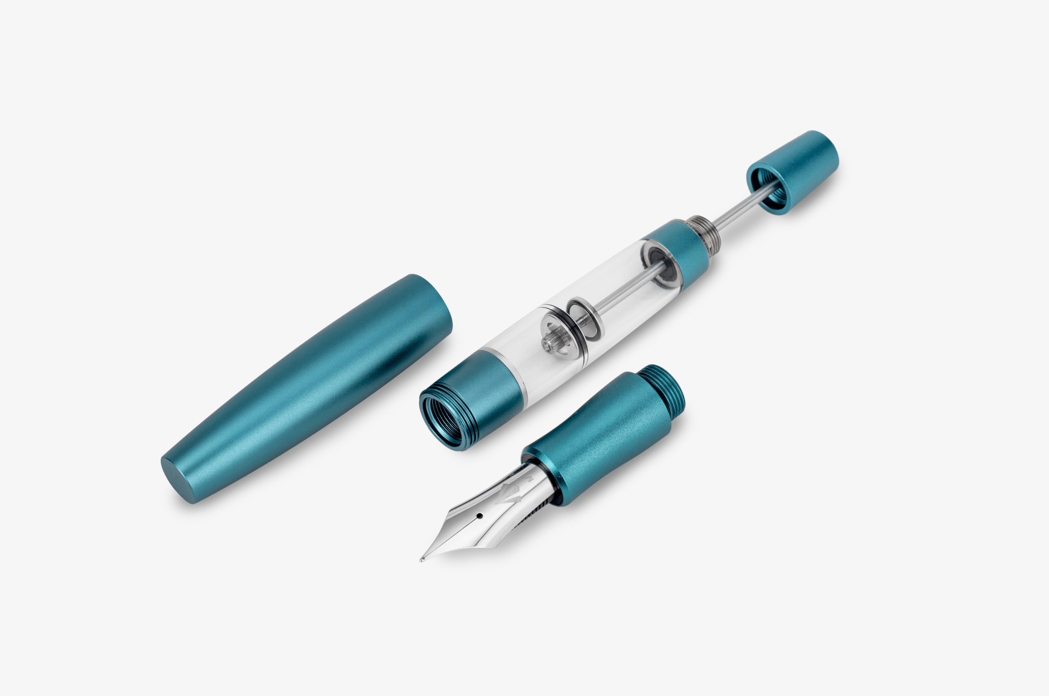 Gravitas Monster Aluminum Teal - Fontoplumo