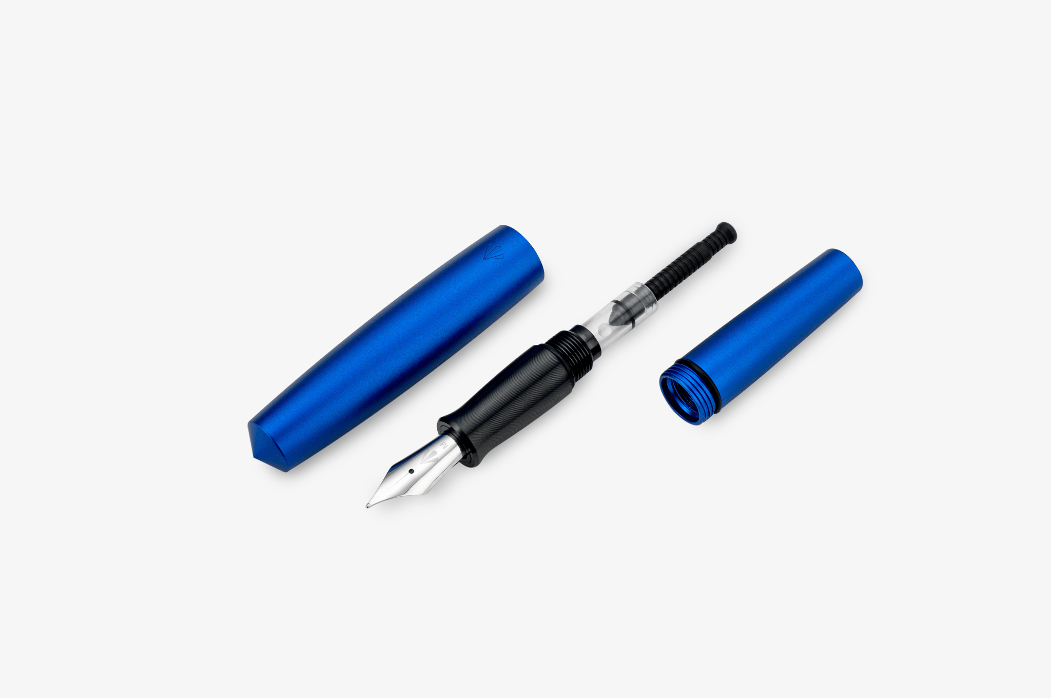 Gravitas Pocket Aluminum Blue - Fontoplumo