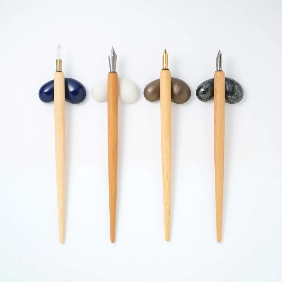 Kakimori Hasami pen rest - Ruri - Fontoplumo