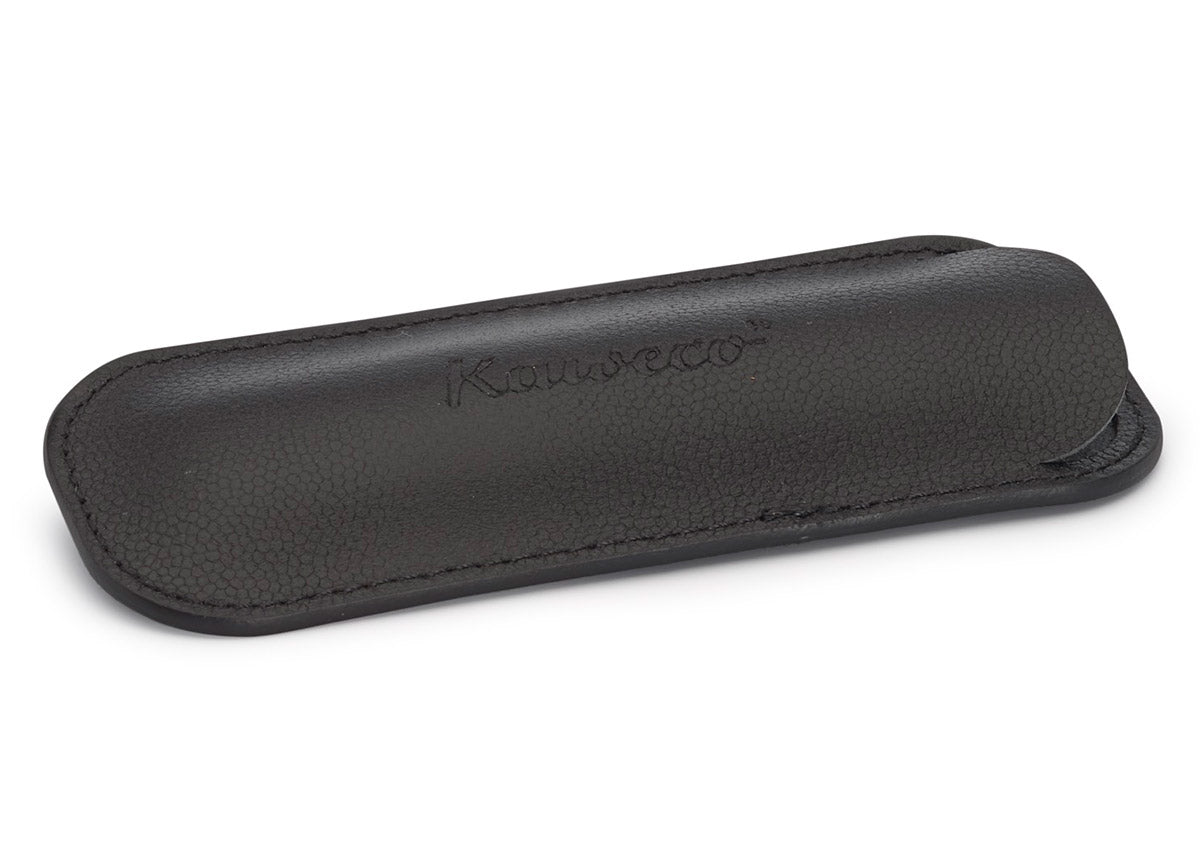Kaweco penpouch black for 2 Sport pens leather - Fontoplumo