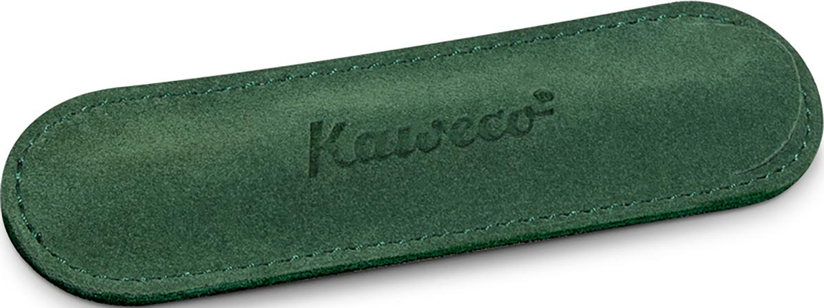 Kaweco penpouch velours green for 1 Sport pen - Fontoplumo