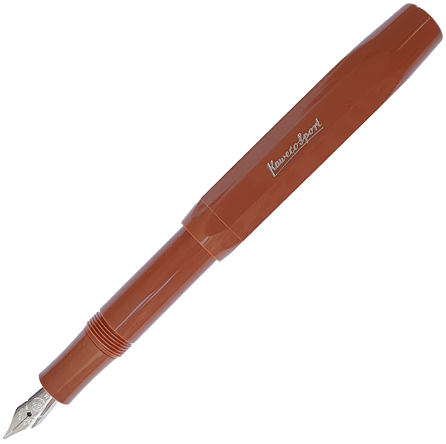 Kaweco Sport Chocolate Silver vulpen - Fontoplumo Exclusief