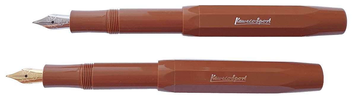 Kaweco Sport Chocolate Silver fountain pen - Fontoplumo Exclusive - Fontoplumo