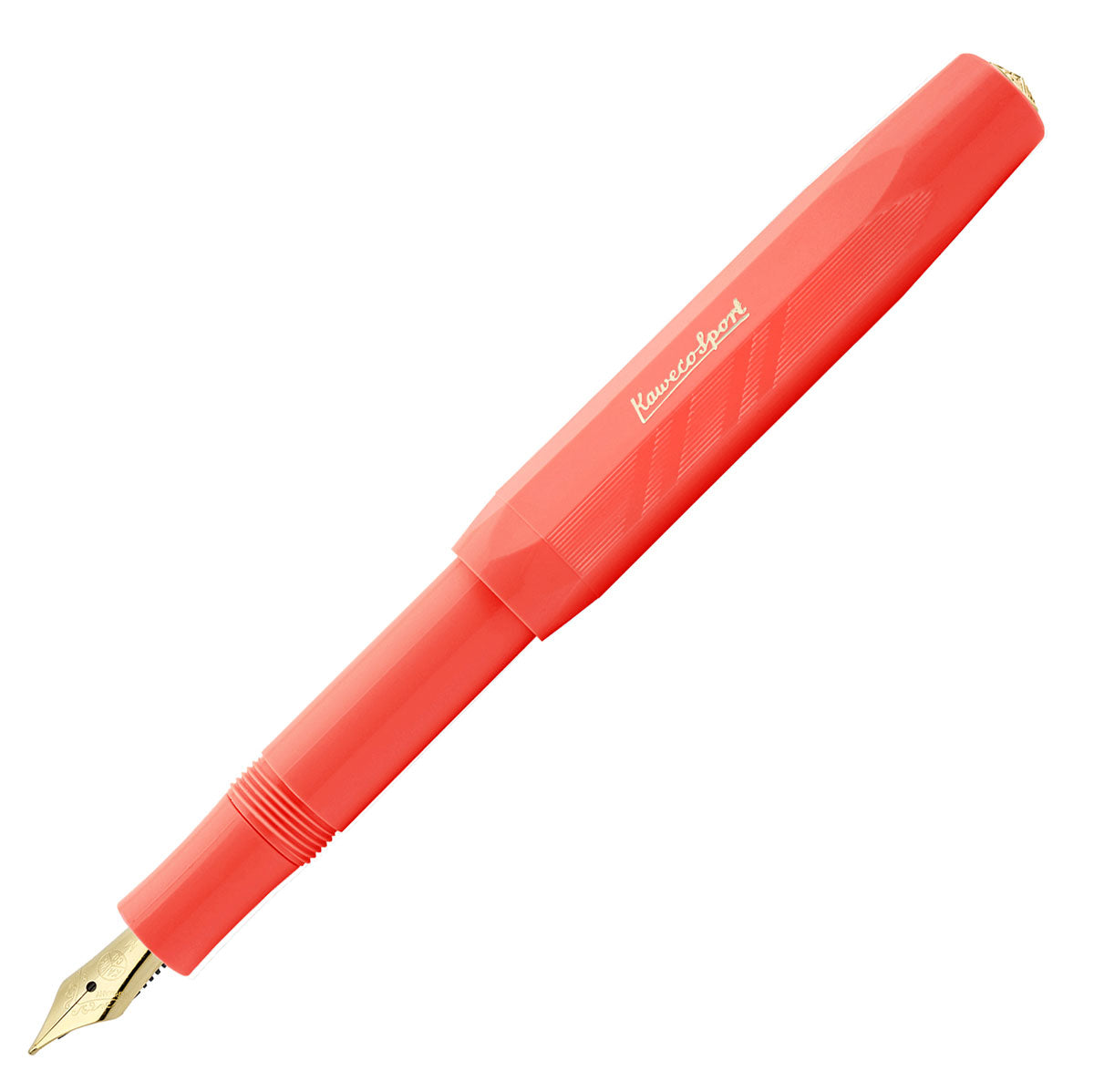 Kaweco Sport Coral Guilloche Gold fountain pen - Fontoplumo Exclusive