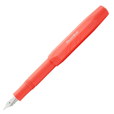 Kaweco Sport Coral Guilloche Silver fountain pen - Fontoplumo Exclusive - Fontoplumo