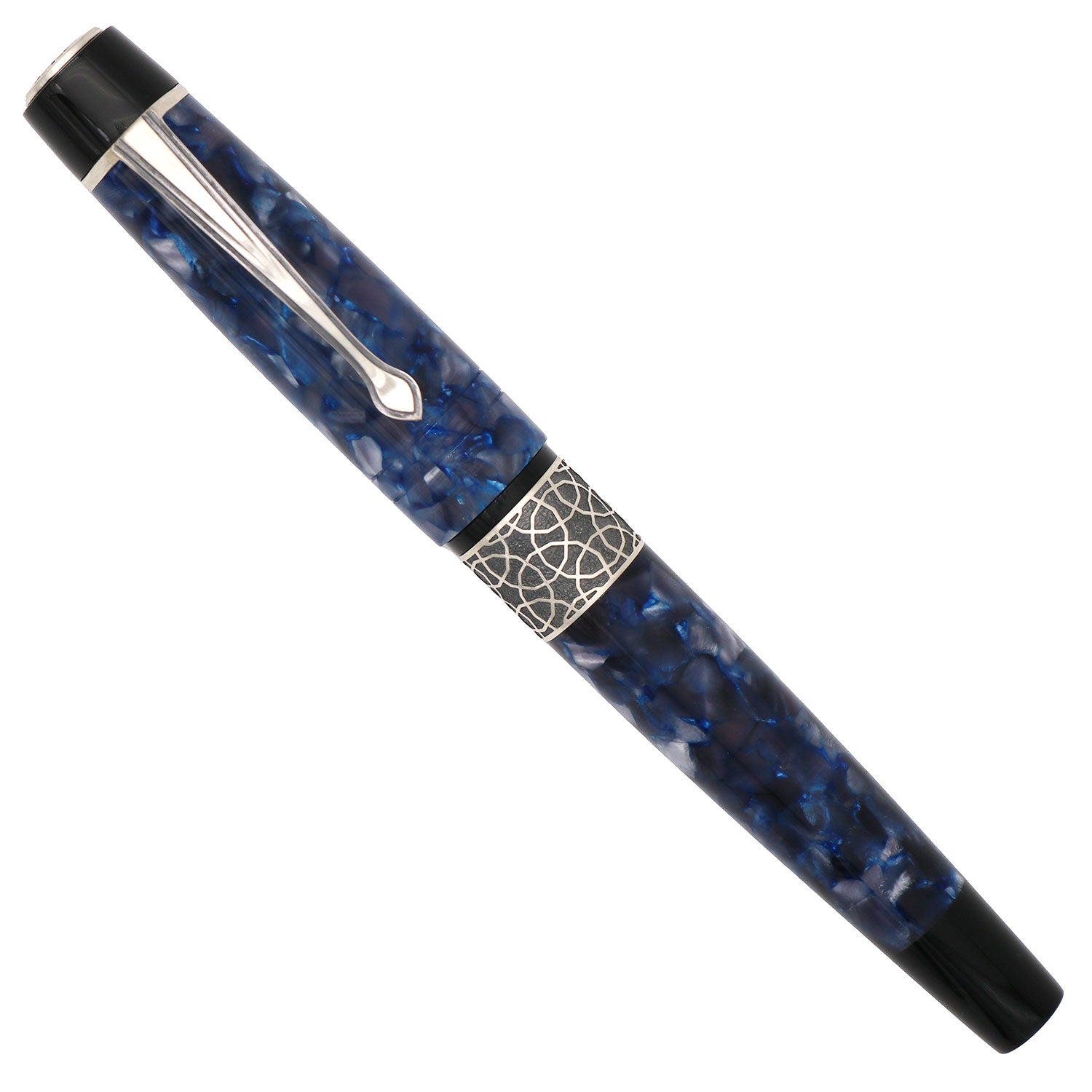 Kilk Celestial blauw en zwart vulpen