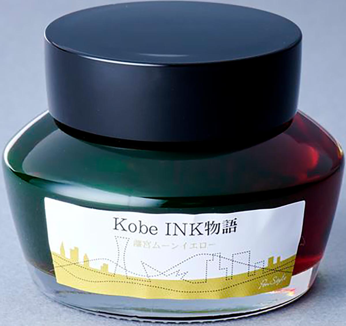 Kobe ink No.33 Rikyu Moon Yellow 50ml - Fontoplumo