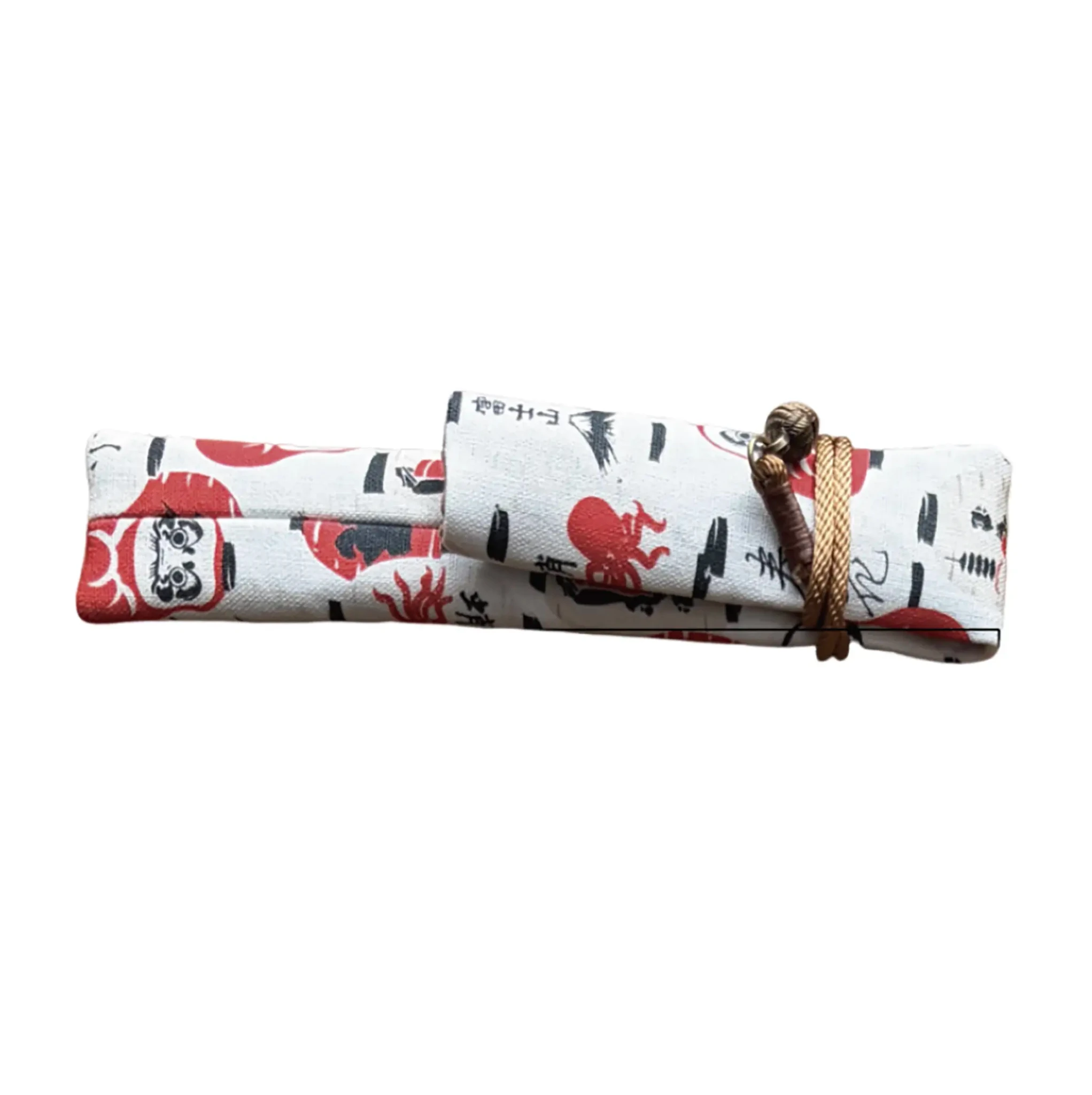 Kyokuhaku Daruma pattern Pen Sleeve - Fontoplumo