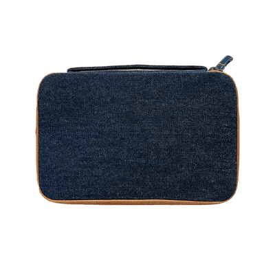 Kyokuhaku pen case for 10 pens Denim - Fontoplumo