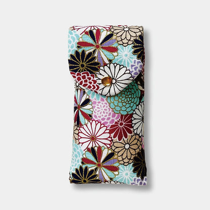 Kyokuhaku Pen Pouch flap case for 2 pens Dahlia - Fontoplumo