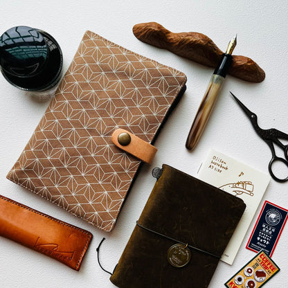 Kyokuhaku Pen Pouch for 4 pens - Fontoplumo